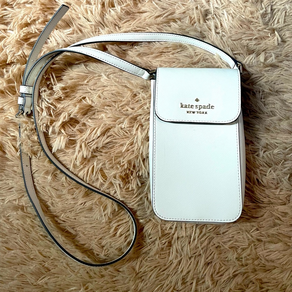 Kate Spade Phone White Crossbody
